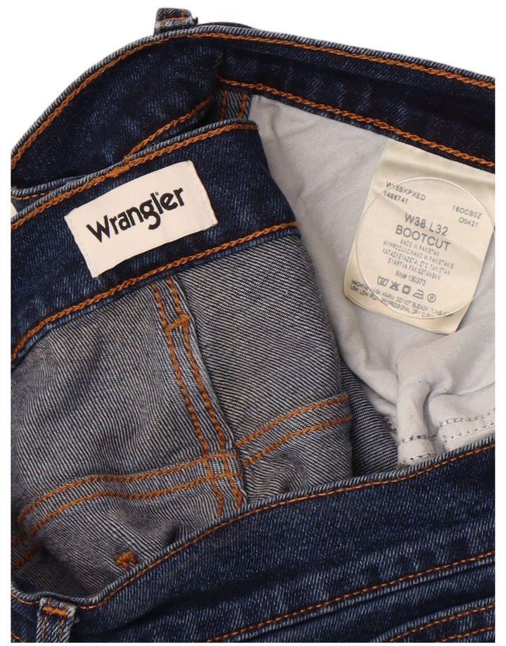 Wrangler Herren Bootcut Jeans W38 L32 Blaue Baumwolle