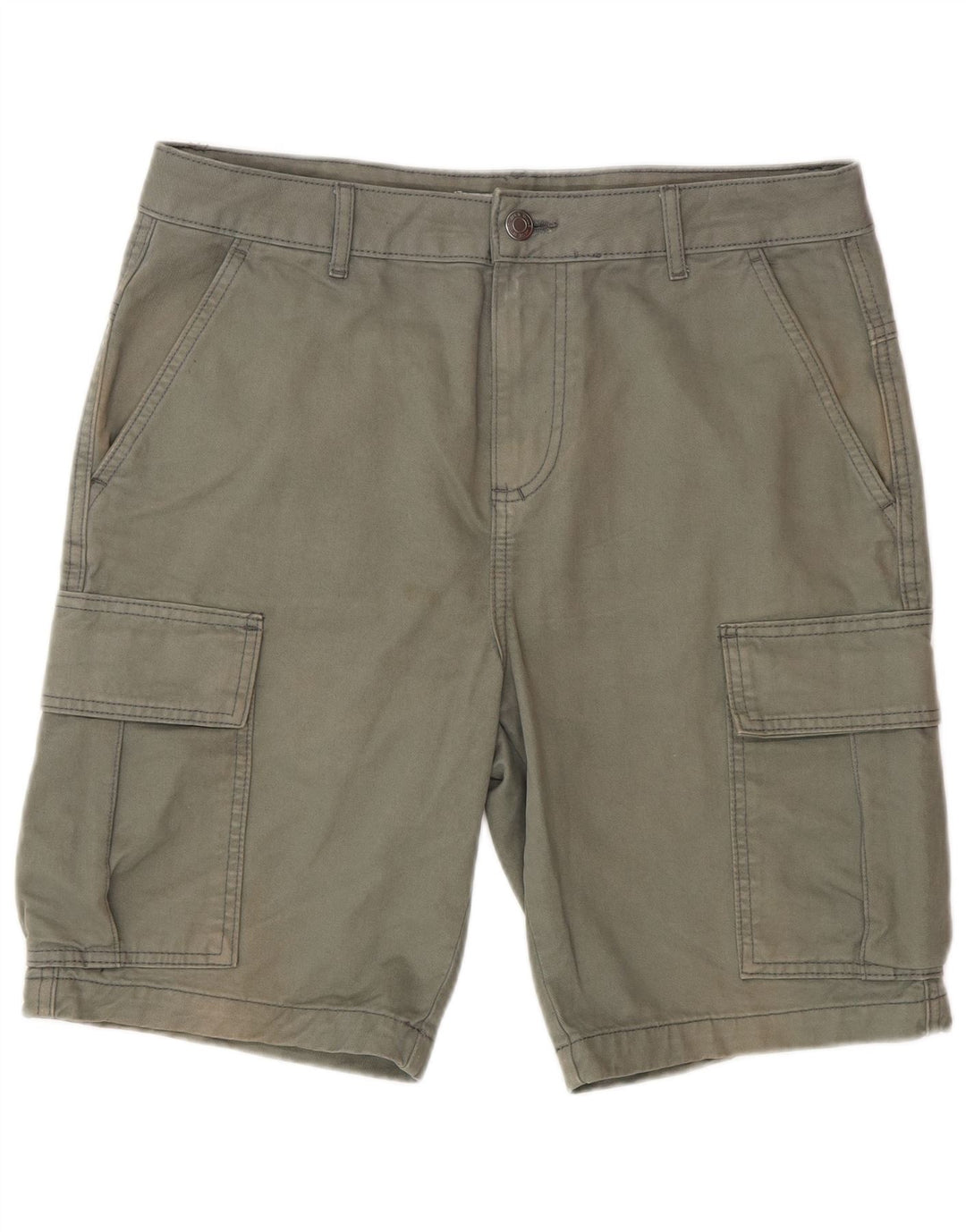 Jack Wills Herren-Cargoshorts, Größe S, Größe 34, Khaki, Baumwolle