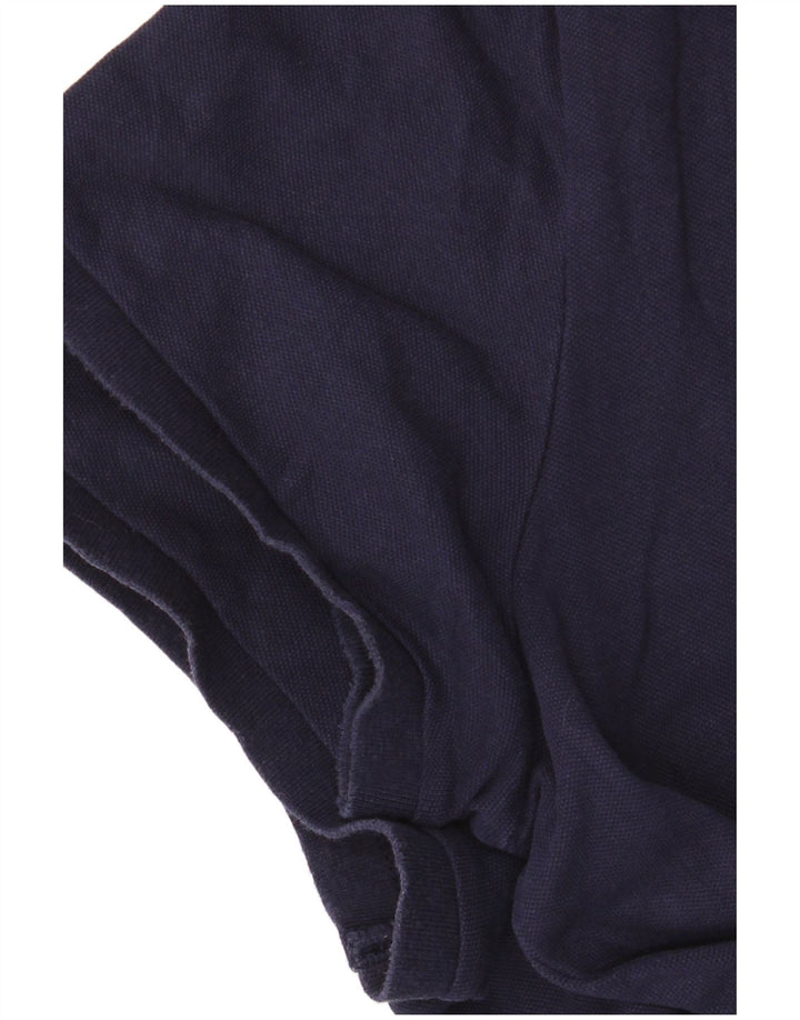 Gant Damen Poloshirt 2XL Marineblau Baumwolle