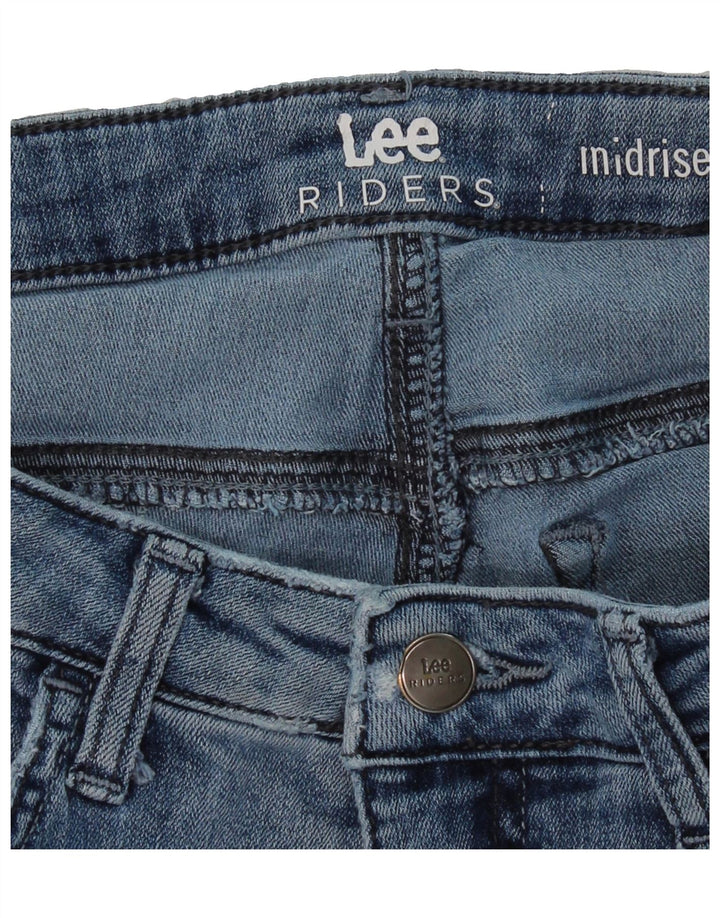 LEE Womens Riders Mid Rise Straight Jeans  W30 L28 Blue Vintage Lee and Second-Hand Lee from Messina Hembry 