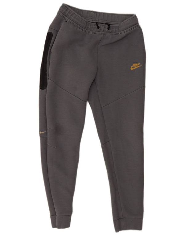Nike Jungen-Trainingshose, Jogginghose, 13–14 Jahre, XL, graue Baumwolle