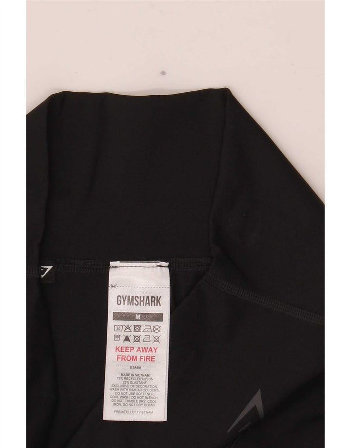 Gymshark Damen Leggings UK 14 Medium Schwarz Nylon