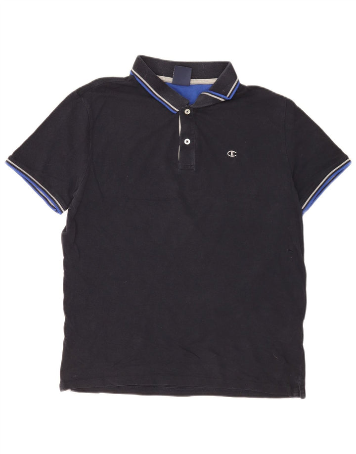 Champion Herren-Poloshirt, mittelmarineblaue Baumwolle