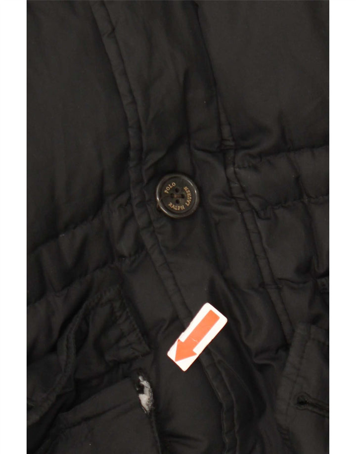Polo Ralph Lauren Wattierter Mantel für Jungen, 8–9 Jahre, Mittelschwarz, Polyester