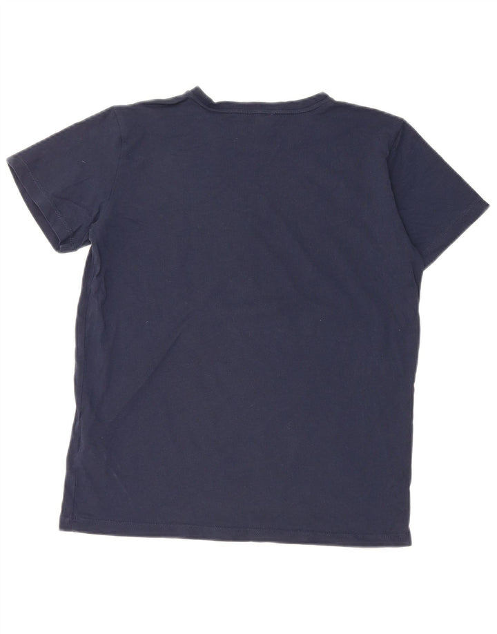 EMPORIO ARMANI Grafik-T-Shirt für Jungen, 13–14 Jahre, marineblaue Baumwolle
