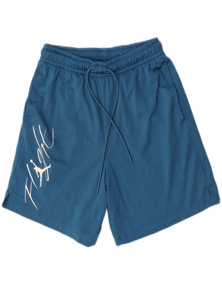 Jordan Herren Sportshorts mit Grafik, Größe S, Blau, Polyester