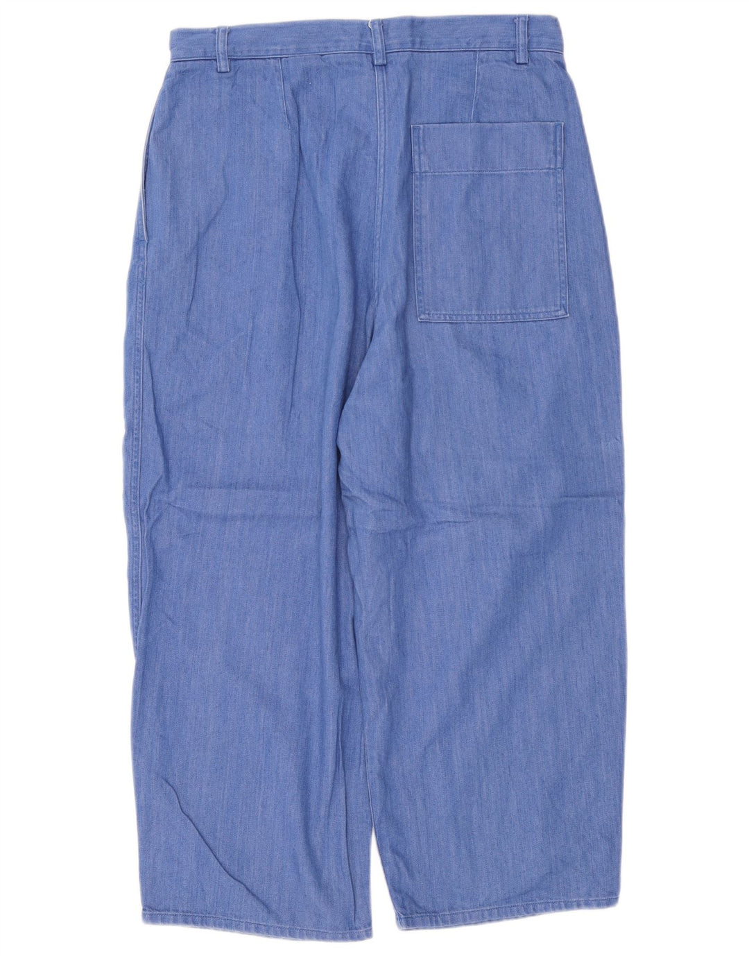 Cos Damen-Hose, kurz geschnitten, EU 40, mittelgroß, W30, L24, blaue Baumwolle