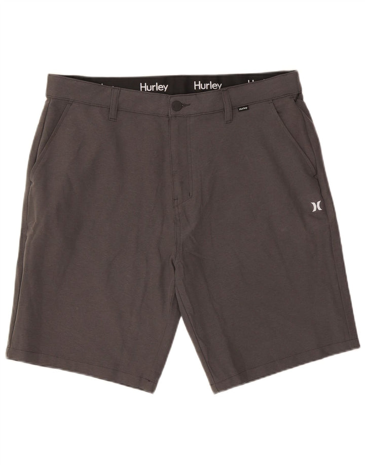 Hurley Herren Chinoshorts W36 Large Grau Polyacryl