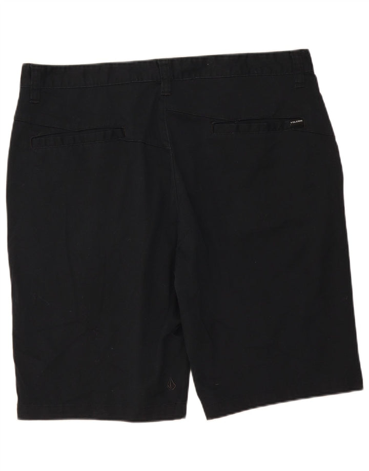Volcom Herren Chino Shorts W38 XL Schwarz Baumwolle