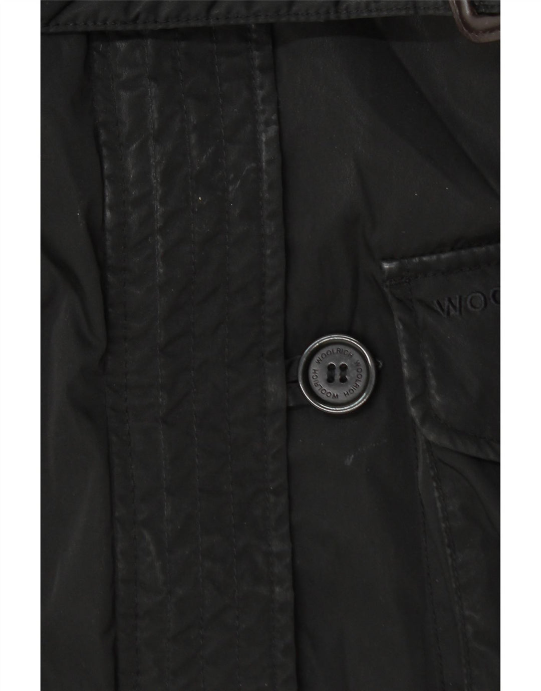 Woolrich Damen-Utility-Jacke mit Kapuze, UK 14, mittelschwarz, Polyester