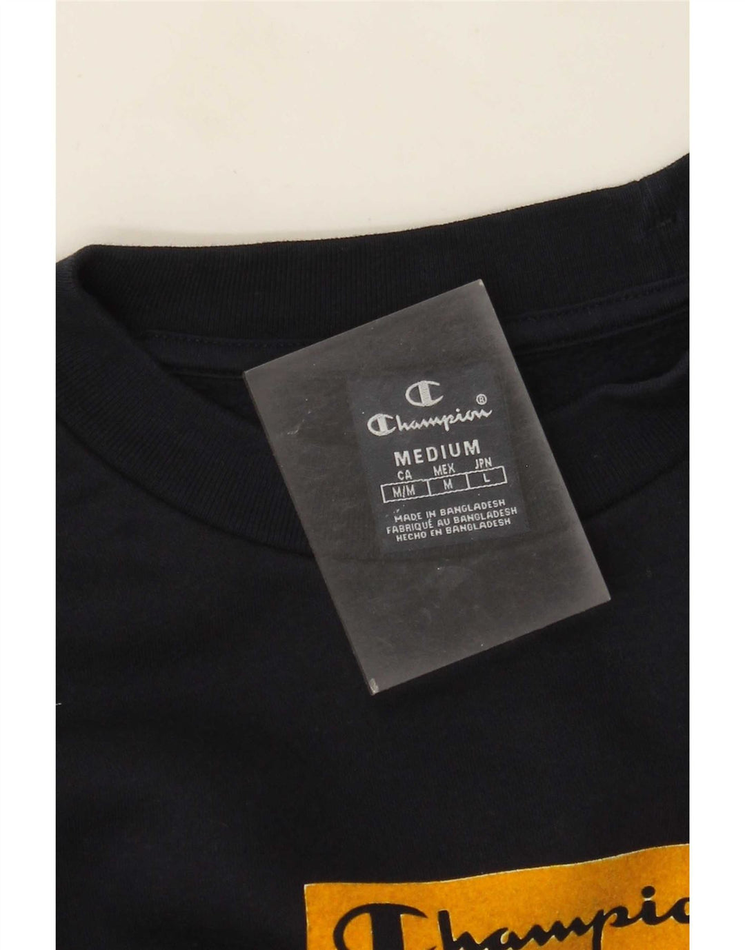 Champion Herren-Sweatshirt mit Grafik, mittelgroß, Schwarz
