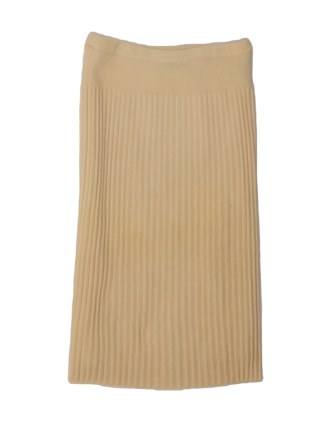 VINTAGE Womens Straight Skirt W30 Medium  Off White Cotton Vintage Vintage and Second-Hand Vintage from Messina Hembry 