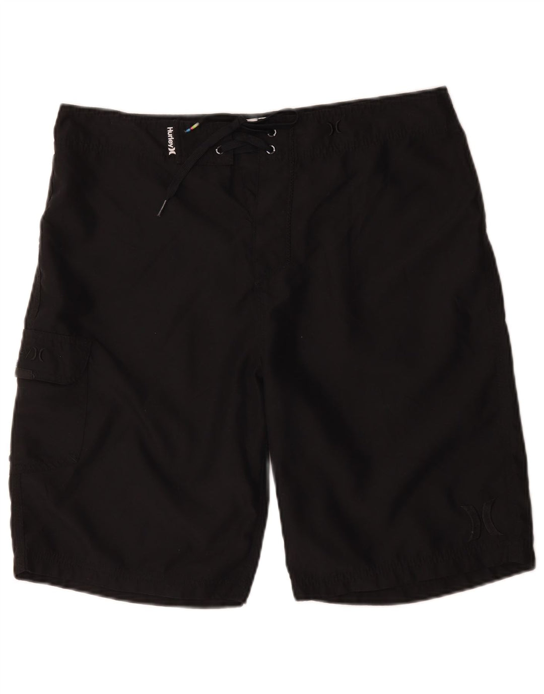 Hurley Herren-Badeshorts, groß, aus schwarzem Polyester