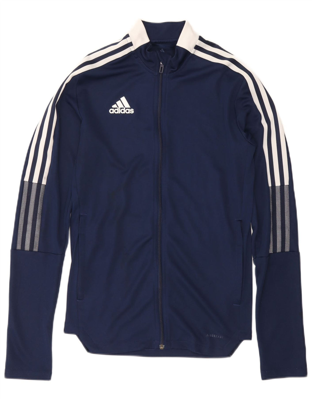 ADIDAS Herren Aeroready Trainingsanzug Top Jacke XS Marineblau Polyester