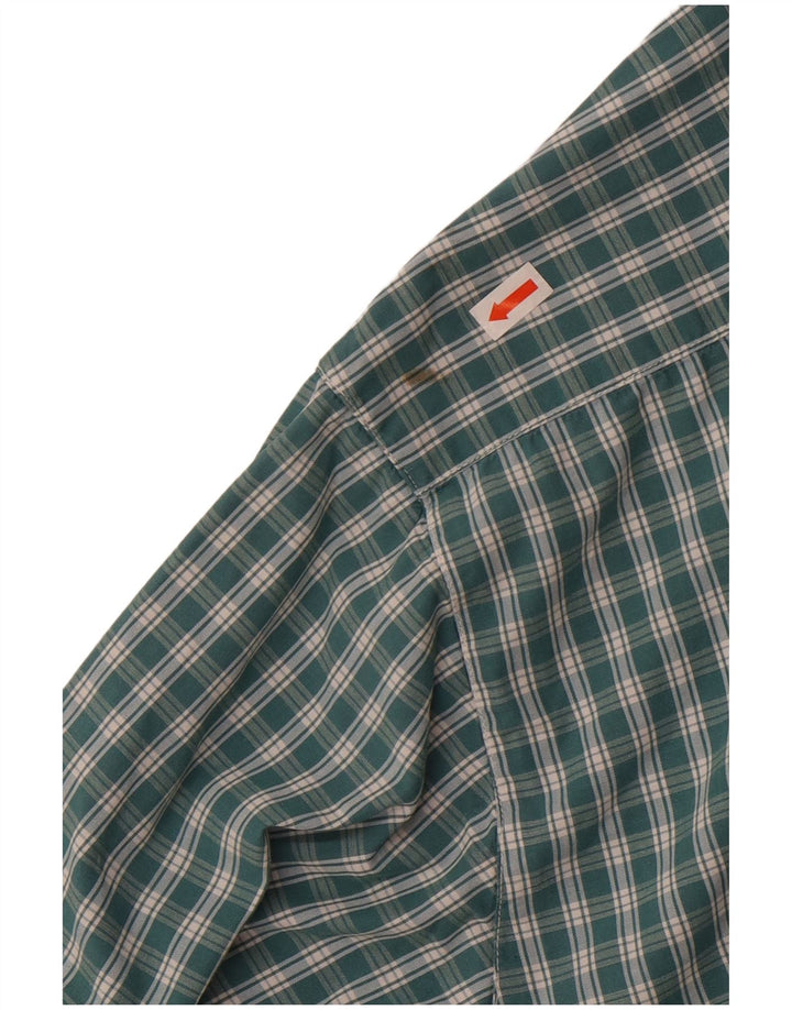 Balloon Damen EU 38 mittelgrün karierte Baumwolle