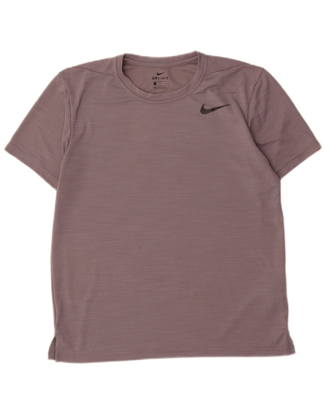Nike Herren T-Shirt Top Mittelgraues Polyester