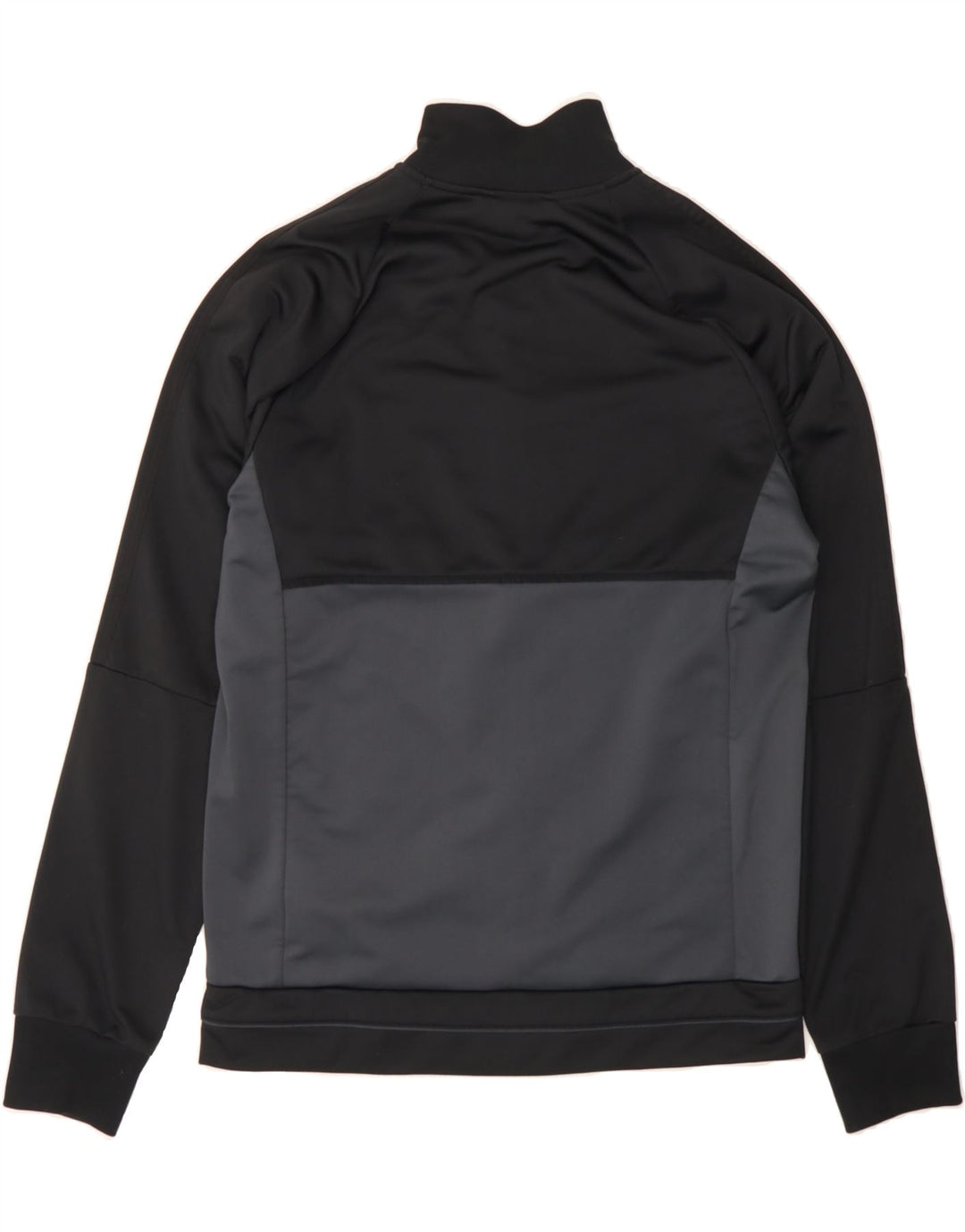 ADIDAS Herren-Trainingsanzug-Top-Jacke, Mittelschwarzes Farbblock-Polyester
