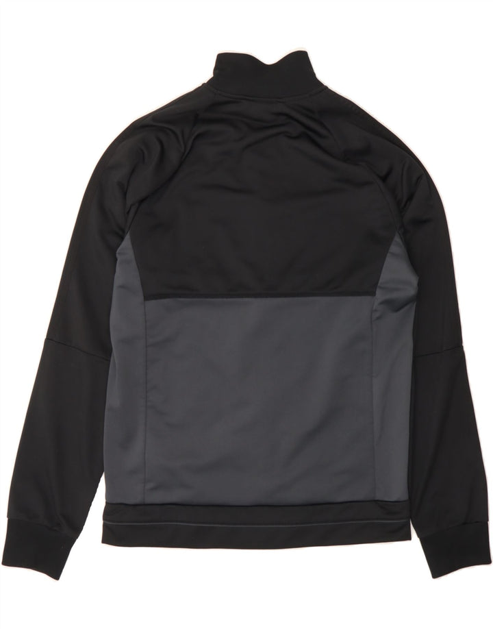 ADIDAS Herren-Trainingsanzug-Top-Jacke, Mittelschwarzes Farbblock-Polyester
