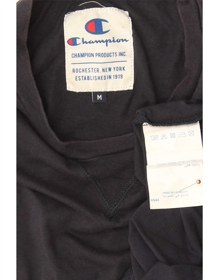 Champion Herren-Oberteil, langärmelig, mittelblau, Baumwolle