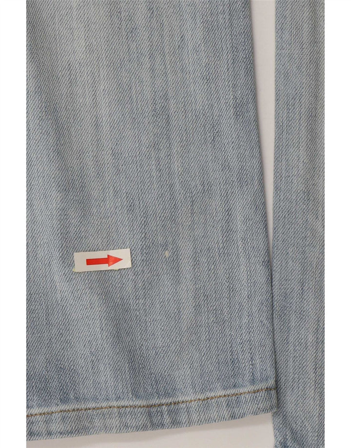Lee Damen Slim Jeans W28 L30 Blaue Baumwolle
