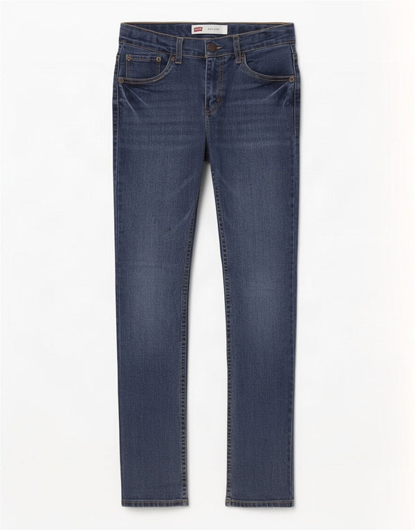 Levi's Jungen 511 Slim Jeans 11–12 Jahre W24 L28 Blaue Baumwolle