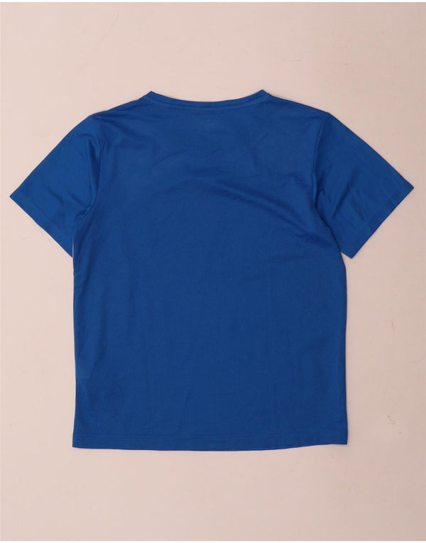 Puma T-Shirt für Jungen, 13–14 Jahre, blaues Colourblock-Polyester