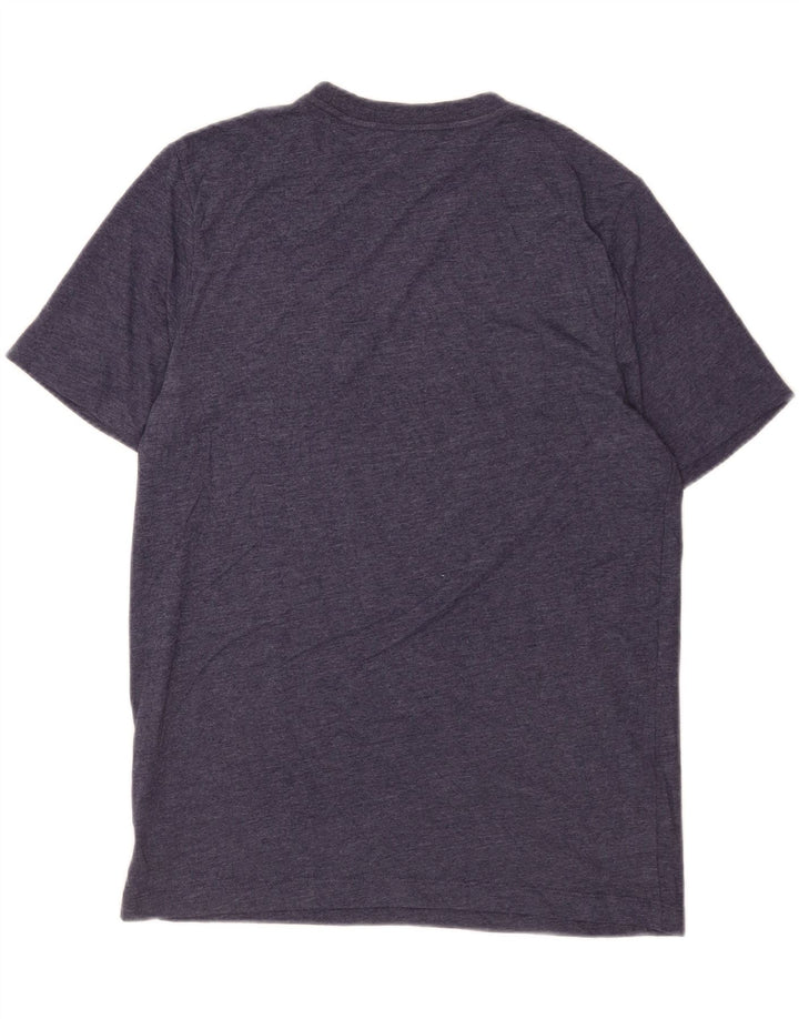 Puma Herren-T-Shirt mit Grafik, mittelgroß, marineblau gesprenkelte Baumwolle