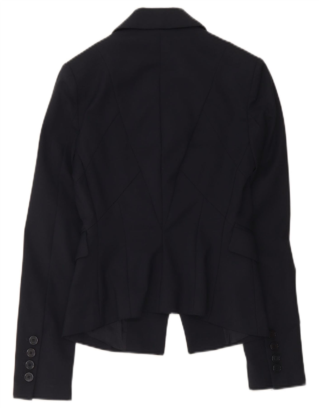 Elisabetta Franchi Damen 2-Knopf-Blazerjacke IT 42 Mittelmarineblau