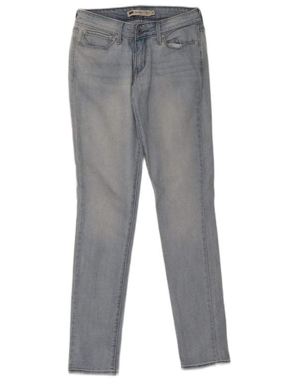 Levi's Damen Demi Curve Mid Rise Skinny Jeans W28 L34 Blaue Baumwolle