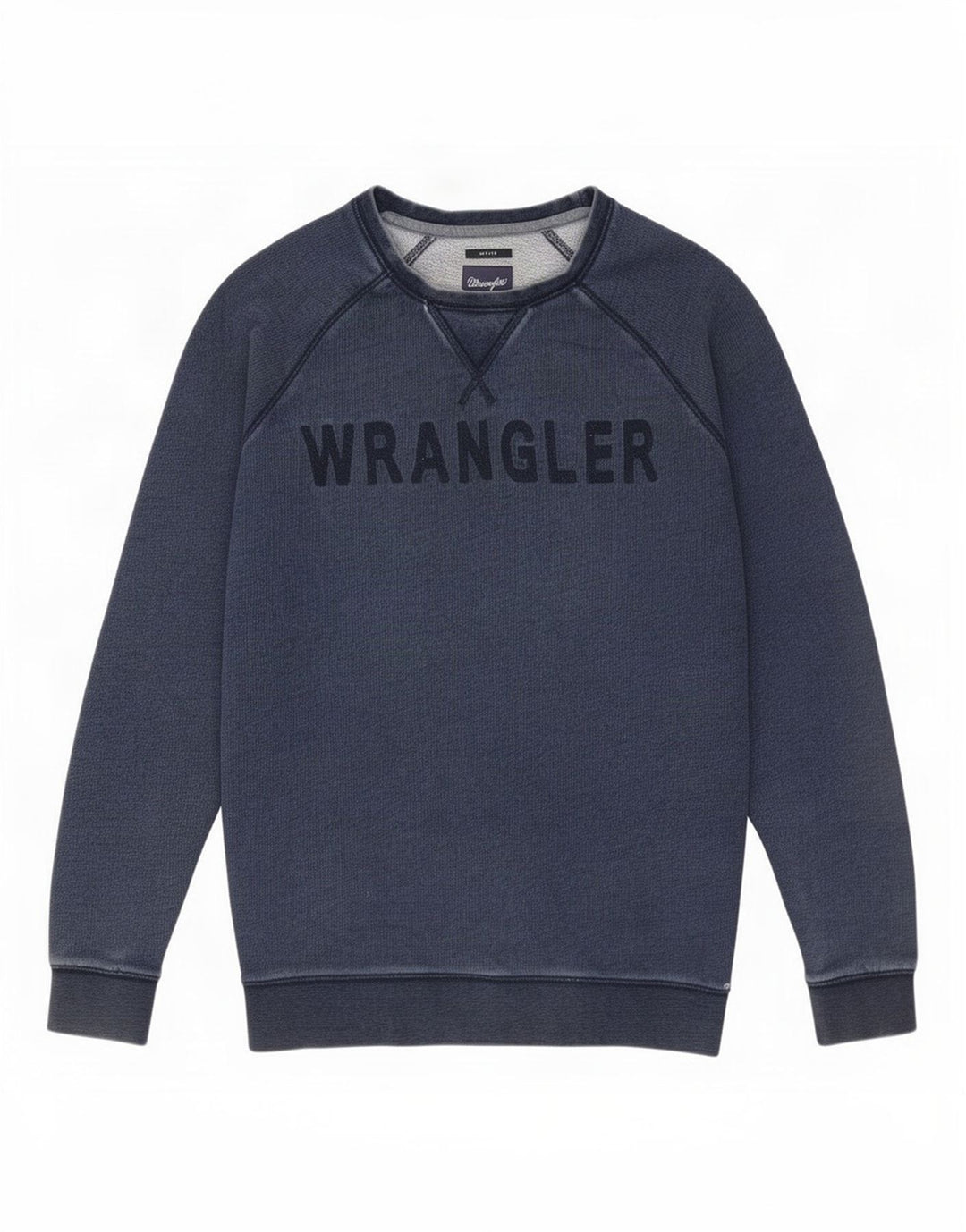Wrangler Herren-Sweatshirt mit Grafik, groß, marineblau, Baumwolle