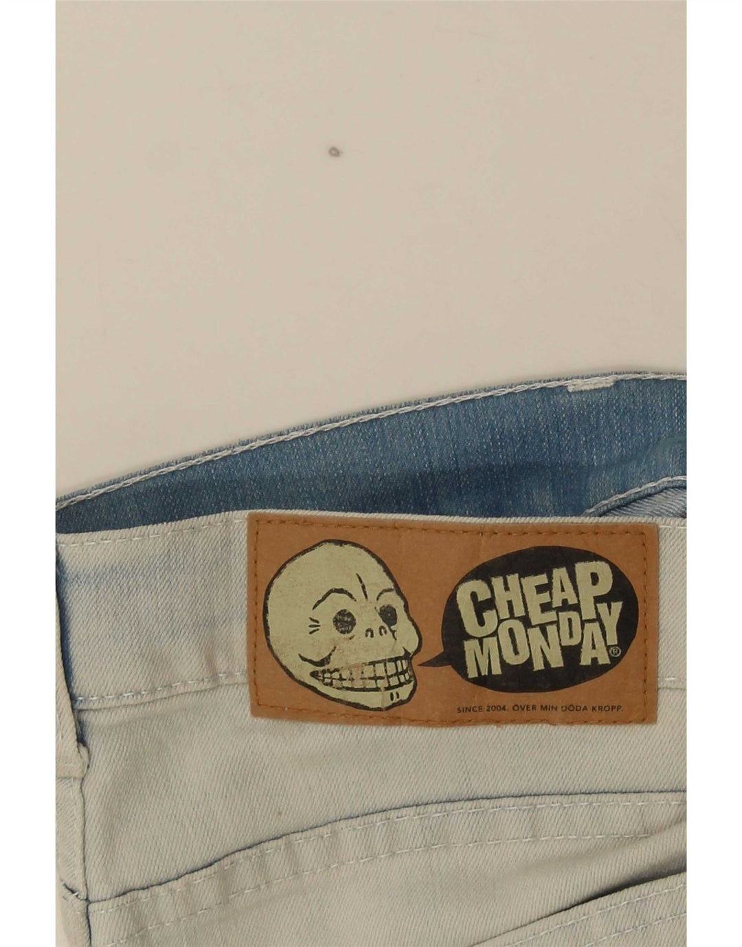 Cheap Monday Slim-Jeans für Herren, W30, L32, weiße Baumwolle