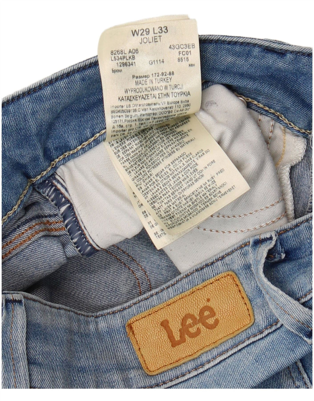 Lee Damen Joliet Bootcut Jeans W29 L33 Blaue Baumwolle