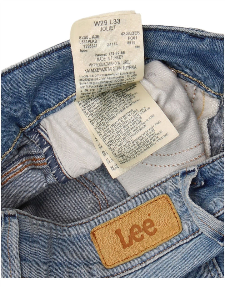 Lee Damen Joliet Bootcut Jeans W29 L33 Blaue Baumwolle