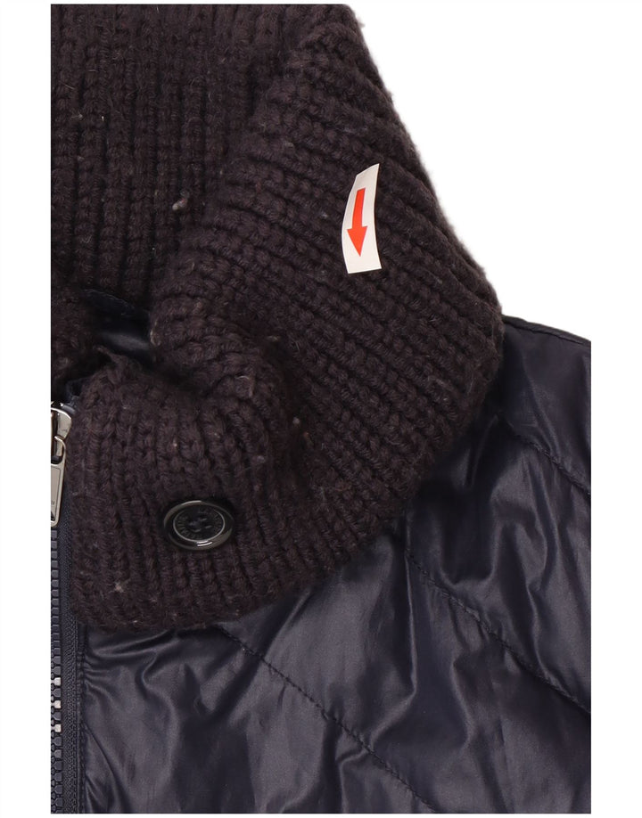 Napapijri Wattierte Damenjacke UK 14 Medium Marineblau Polyester