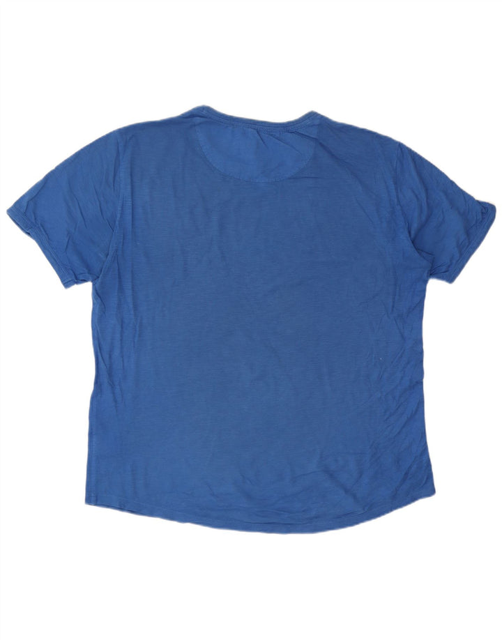 Sun68 Herren T-Shirt Top XL Blau Baumwolle
