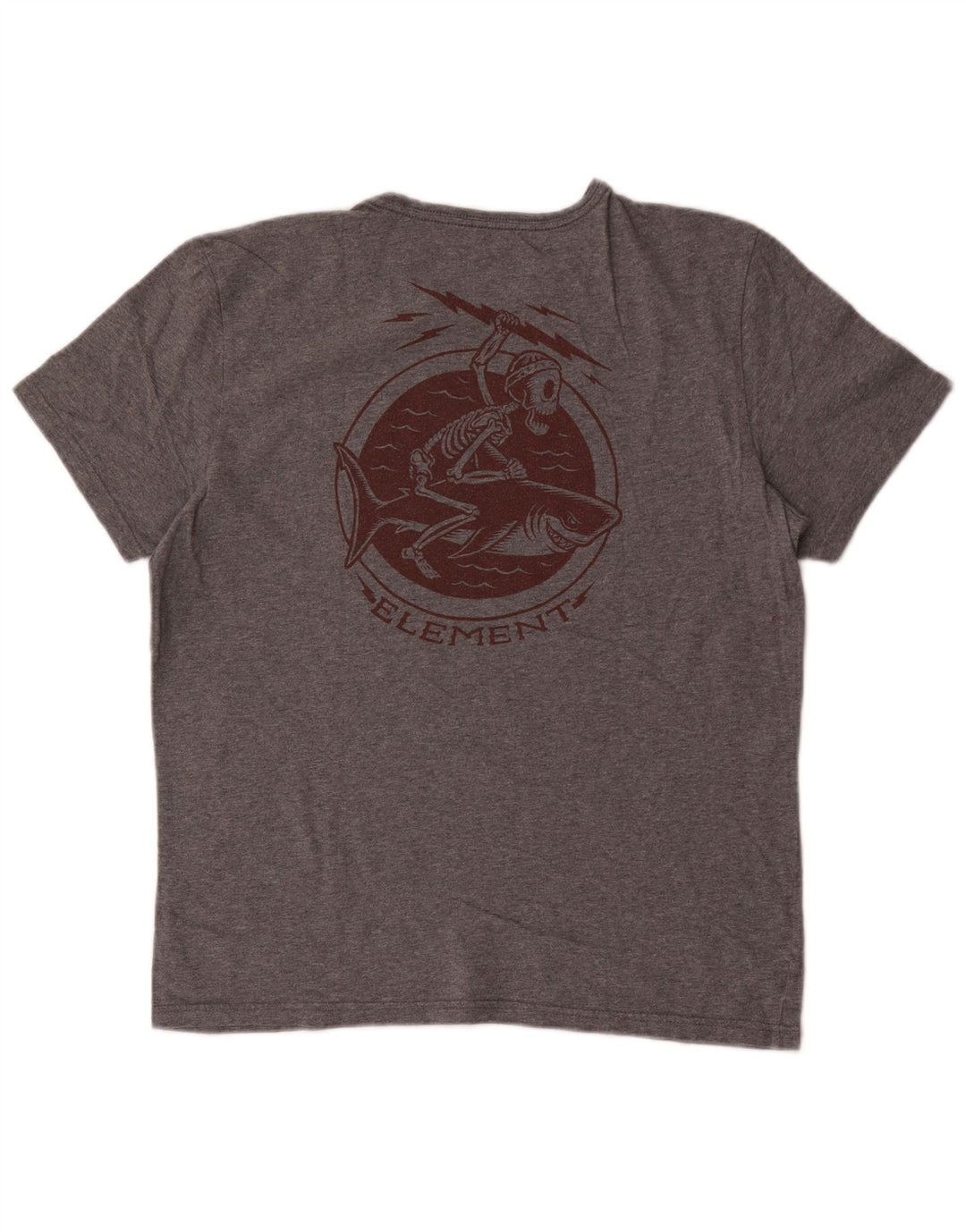 Element Herren-T-Shirt mit Grafik, Größe S, Grau