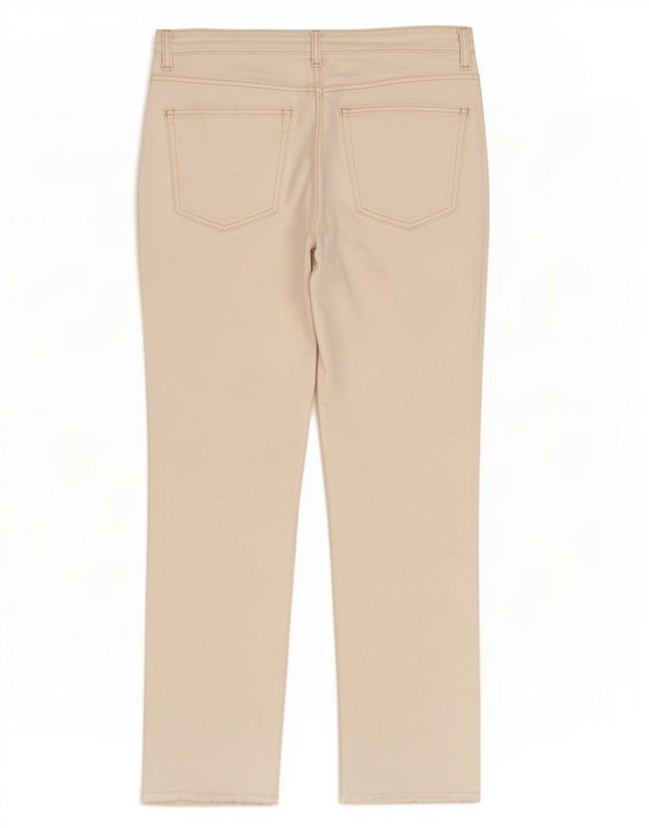 Topshop Damen Straight Jeans W30 L26 Weiße Baumwolle