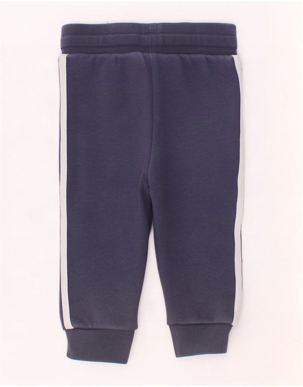 Adidas Baby-Jungen-Jogger-Trainingshose, 6–9 Monate, blaue Baumwolle