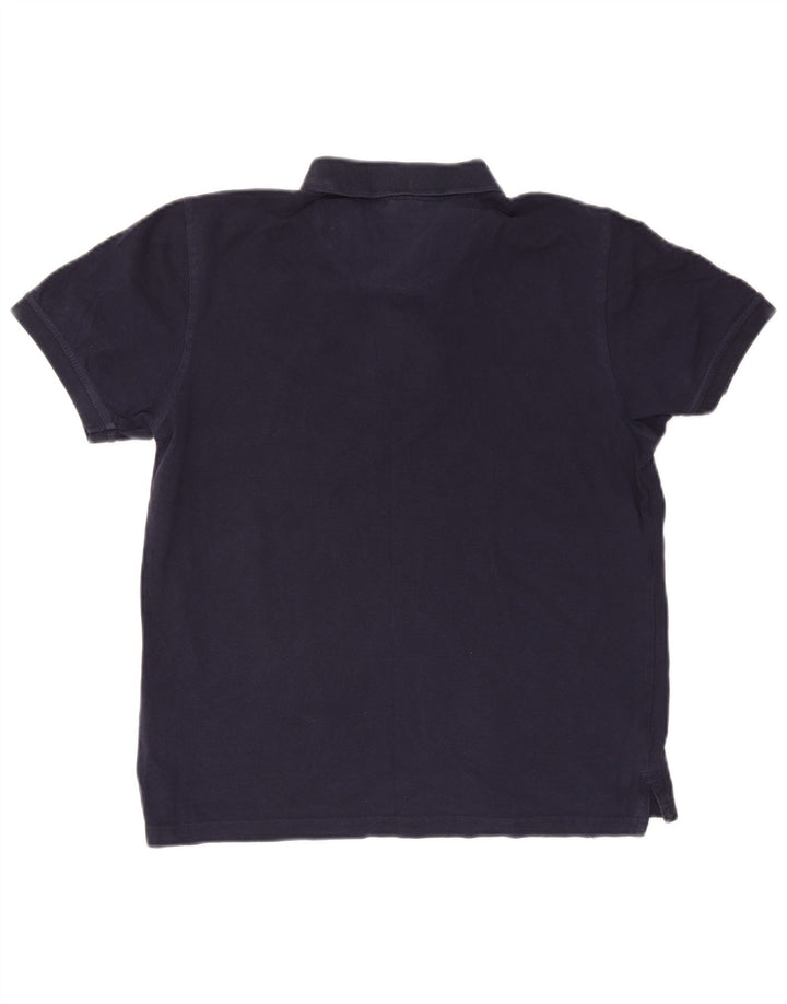 Pierre Cardin Herren-Poloshirt mit normaler Passform, mittelmarineblaue Baumwolle