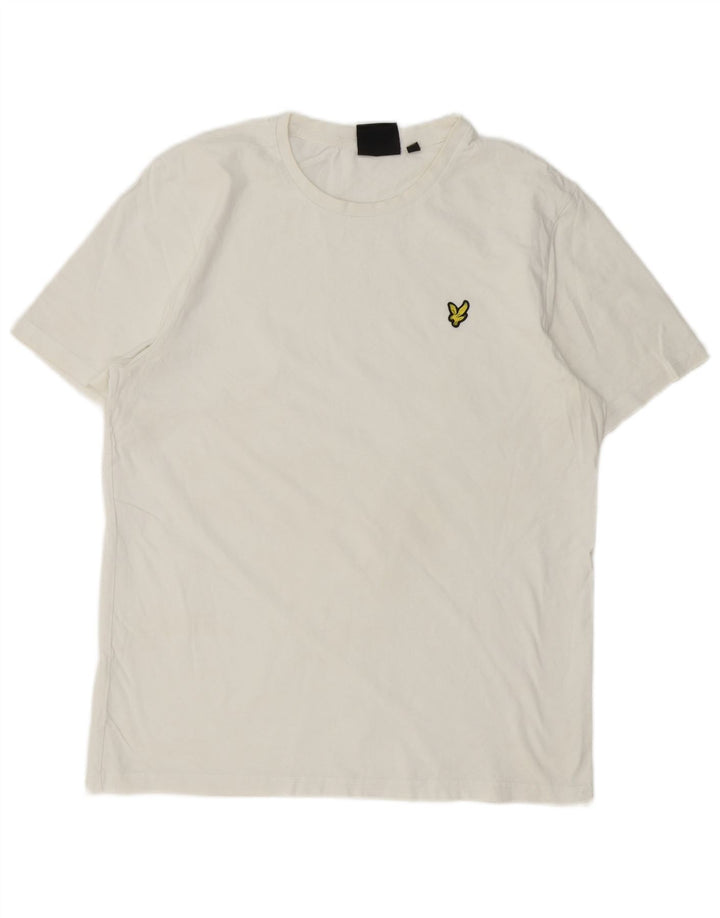 Lyle & Scott Herren T-Shirt Top Large Weiß