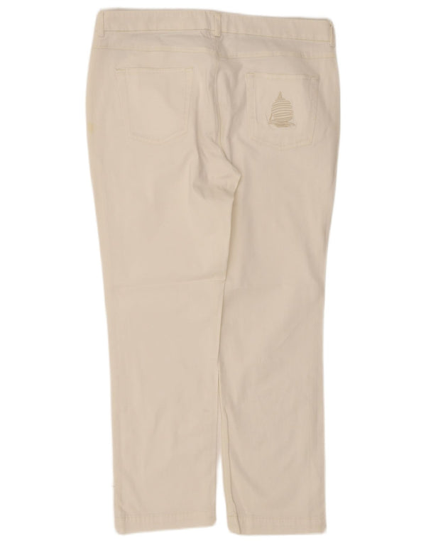 Gerade geschnittene Hose für Damen von Marina Yachting, IT 48, XL, W34, L23, Weiß