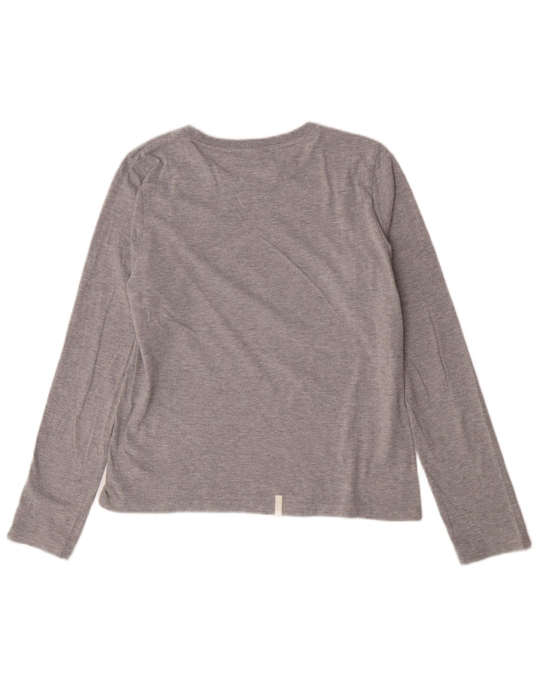 Puma Damen Graphic Top Langarm UK 14 Large Grau