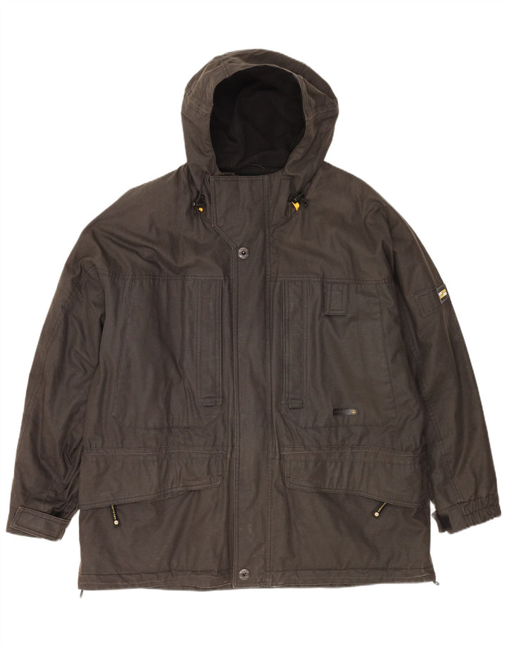 NAVIGARE Herren-Windjacke mit Kapuze, UK 42, XL, Grau