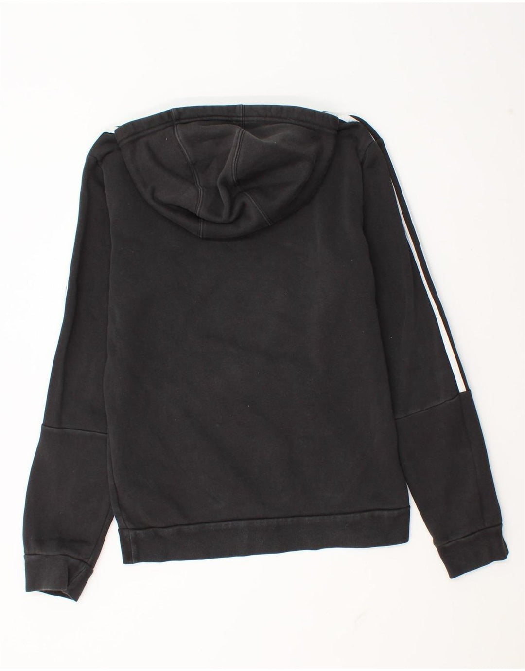 Adidas Herren Graphic Hoodie Pullover Mittelschwarze Baumwolle