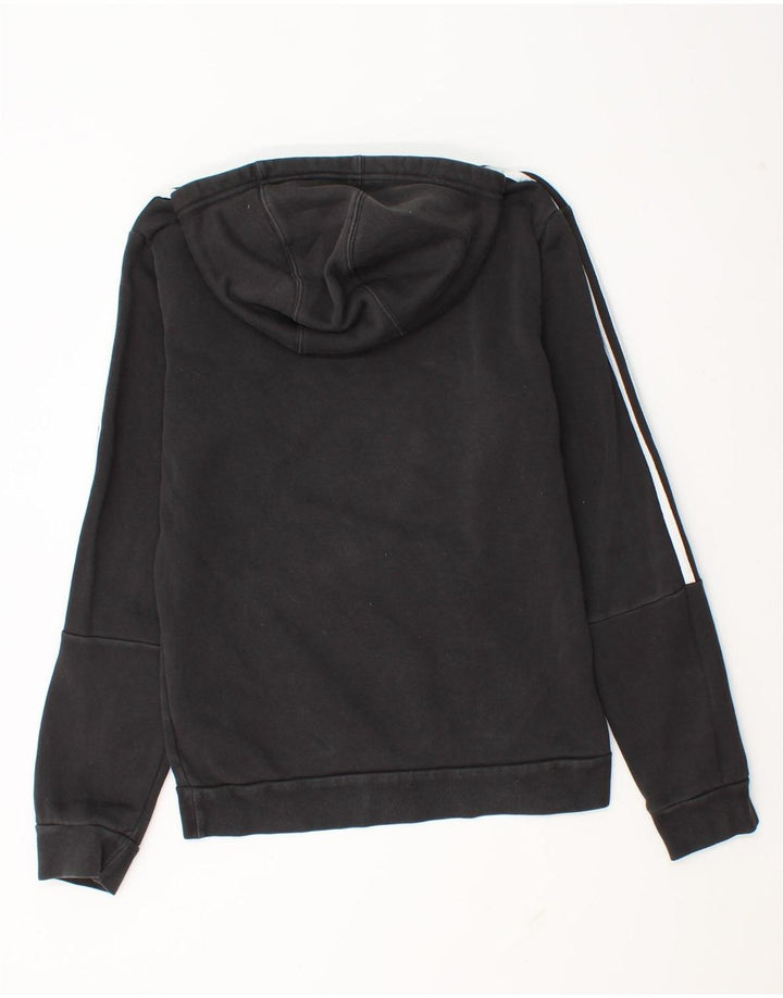 Adidas Herren Graphic Hoodie Pullover Mittelschwarze Baumwolle