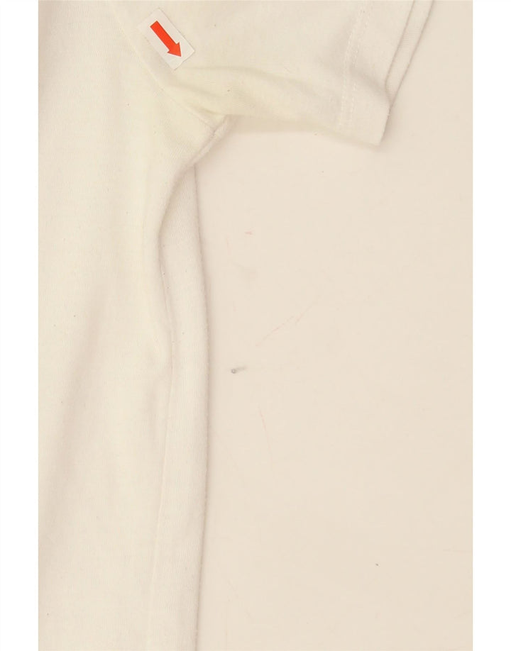 Nike Damen-T-Shirt in Übergröße mit Grafik, UK 6, XS, Weiß, Polyester