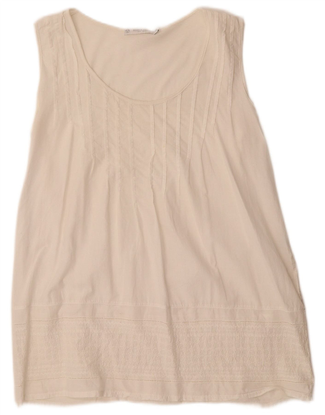 North Sails Damen ärmelloses Blusenoberteil, UK 10, Größe S, Weiß