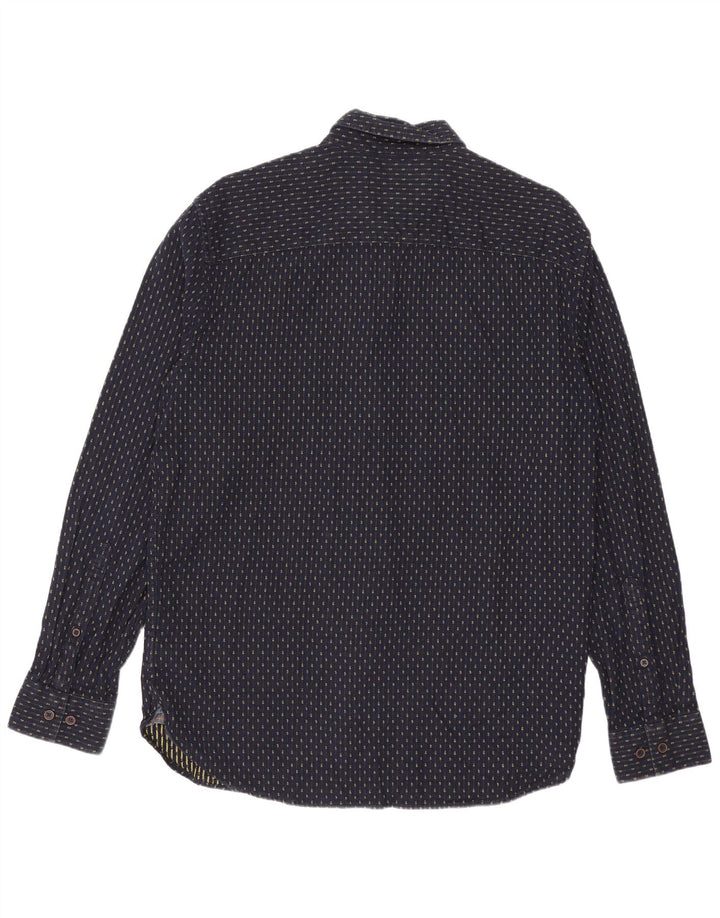 Joules Herren-Hemd mit klassischer Passform, mittelmarineblau, gestreift, Baumwolle