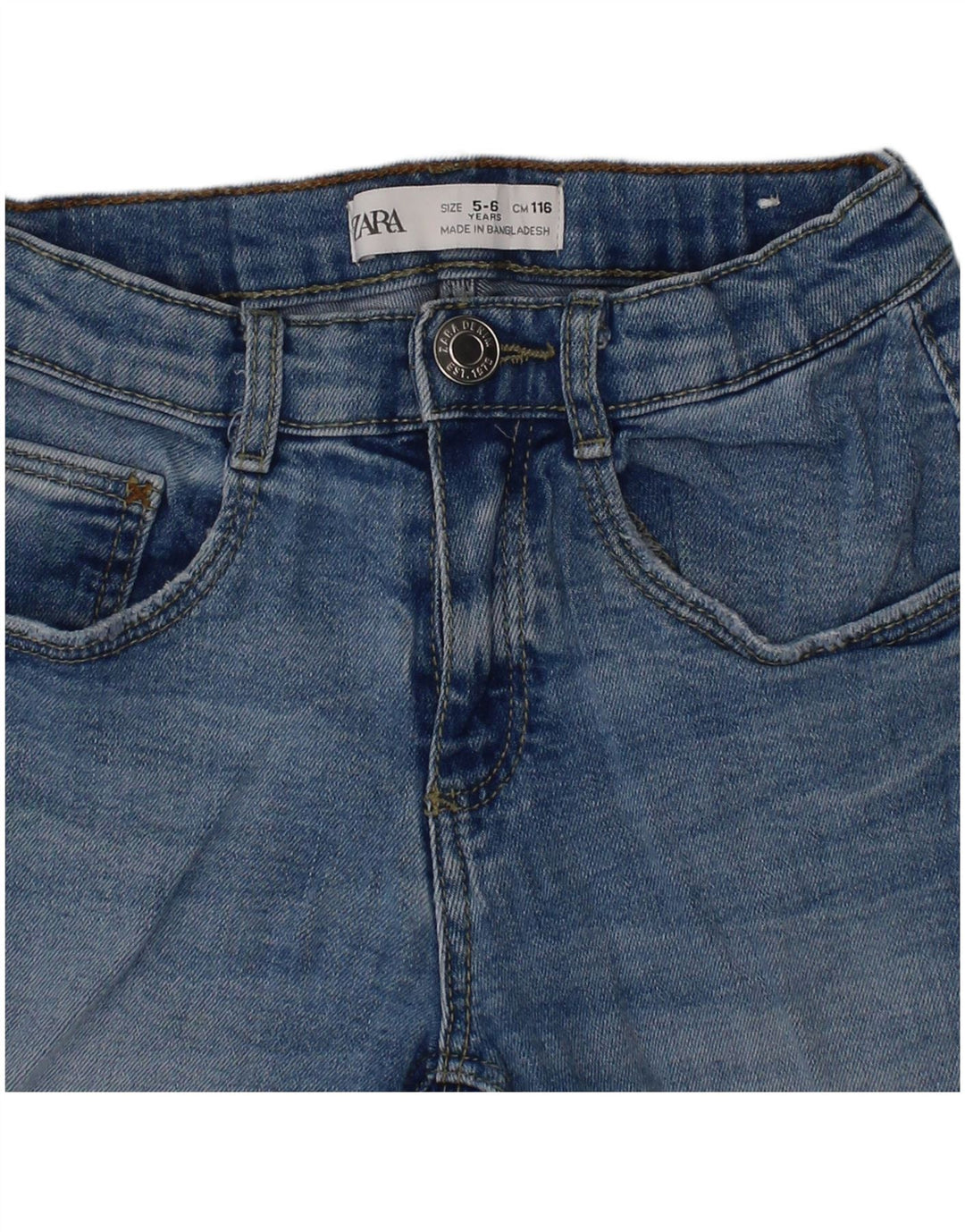 Zara Jeansshorts für Jungen, 5–6 Jahre, W20, Blau