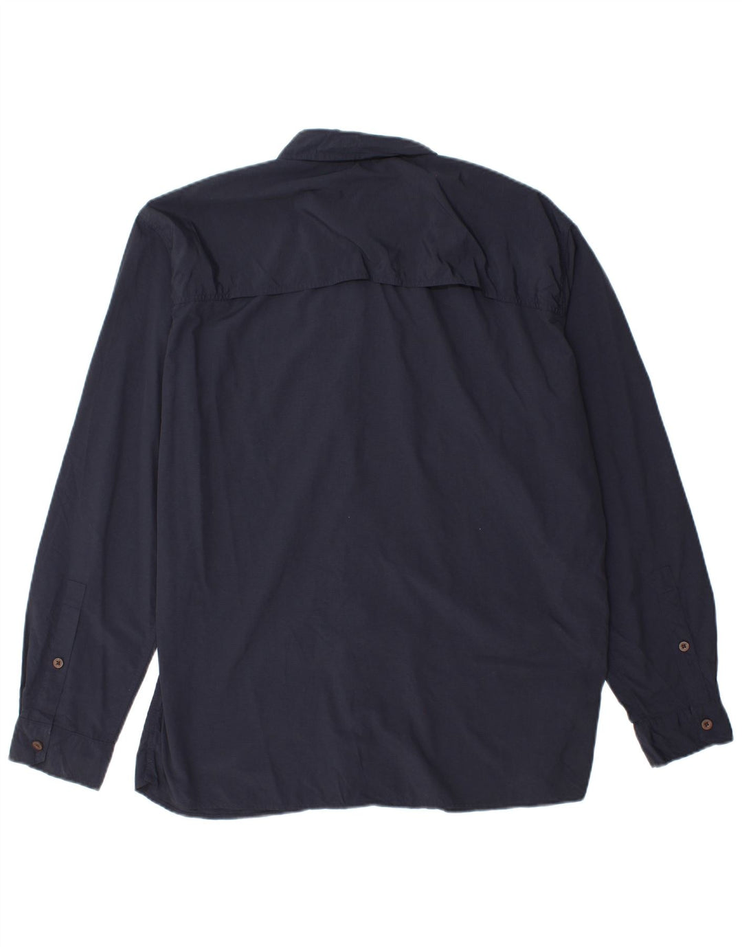 Eddie Bauer Herren-Reisehemd, groß, marineblaues Nylon